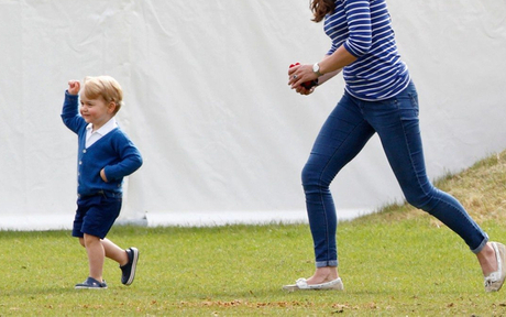 Prince George Is Wearing a Blue Crocs.jpg